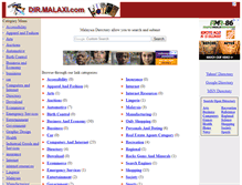 Tablet Screenshot of dir.malaxi.com
